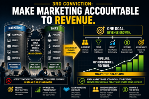 B2B Marketing Thought Leadership connecting marketing accountability directly to revenue growth